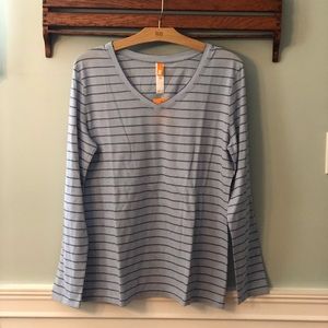 😎SALE😎lucy Long Sleeve Layer Up V Neck T